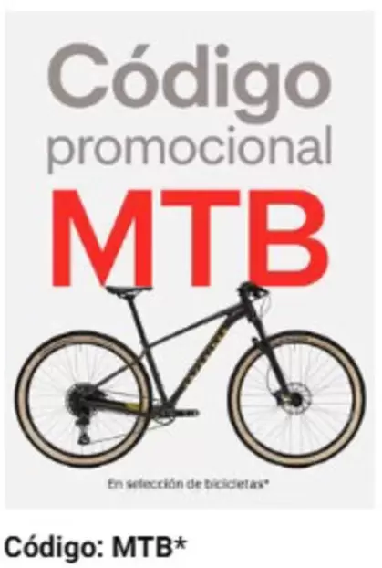 Oferta de Código: Promocional Mtb en Decathlon