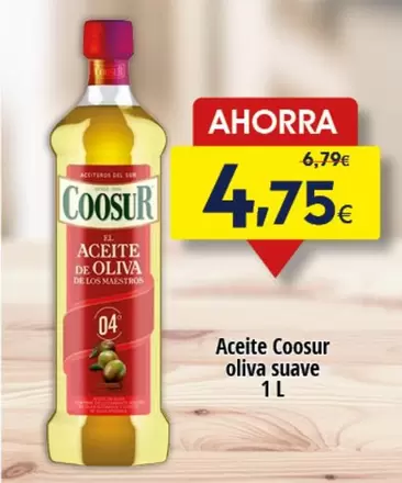 Oferta de Coosur - Aceite Oliva Suave por 4,75€ en Froiz