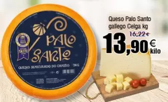 Oferta de Gallego - Queso Palo Santo por 13,9€ en Froiz