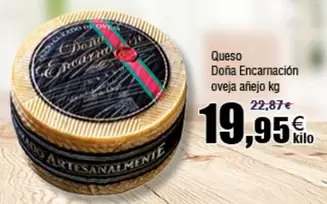 Oferta de Queso De Oveja Anejo por 19,95€ en Froiz