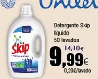 Oferta de Skip - Detergente por 9,99€ en Froiz