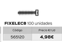 Oferta de Fixelec8 100 Unidades por 4,98€ en Isolana