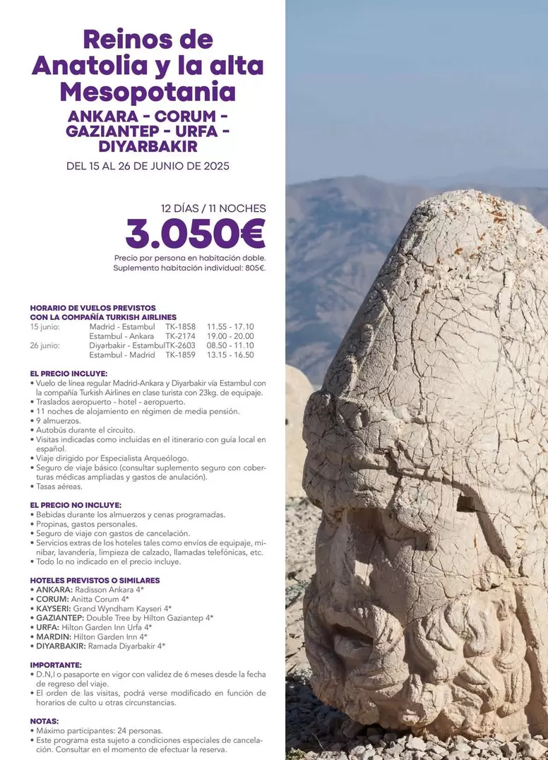 Oferta de Anatolina Y La Alta por 3050€ en Nautalia Viajes