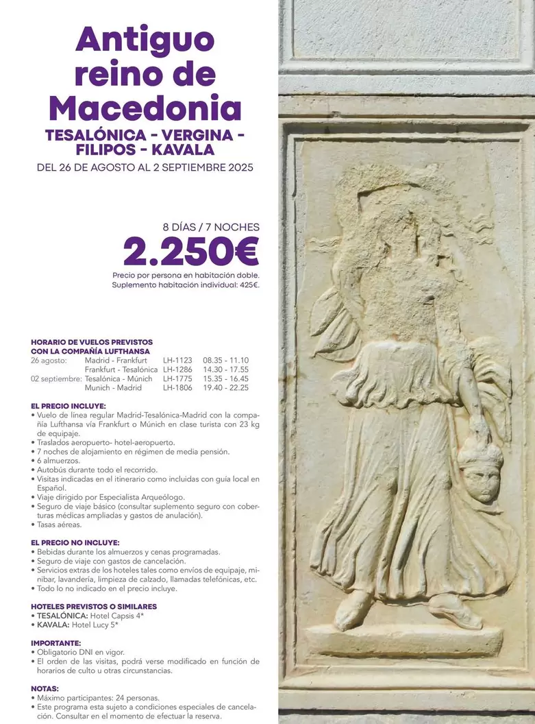 Oferta de Antiguo Reino De Macedonia por 2250€ en Nautalia Viajes