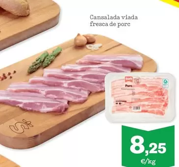 Oferta de Cansalada Viada Fresca De Porc  por 8,25€ en Sorli