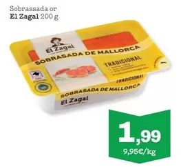 Oferta de El Zagal - Sobrassada Or por 1,99€ en Sorli