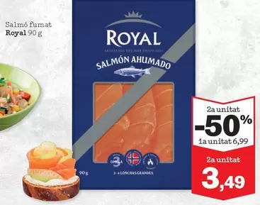 Oferta de Royal - Salmó Fumat  por 6,99€ en Sorli