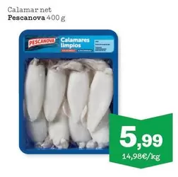 Oferta de Pescanova - Calamar Net por 5,99€ en Sorli