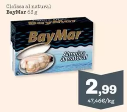 Oferta de BayMar - Cloïssa Al Natural por 2,99€ en Sorli