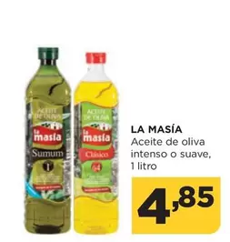 Oferta de La Masía - Aceite De Oliva Intenso O Suave por 4,85€ en Alimerka