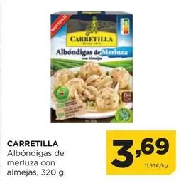 Oferta de Carretilla - Albondigas De Merluza Con Almejas por 3,69€ en Alimerka