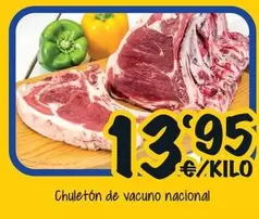 Oferta de Chuletón De Vacuno Nacional por 13,95€ en Cash Fresh