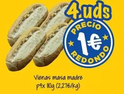 Oferta de Redondo - Mesa Masa Madre por 1€ en Cash Fresh