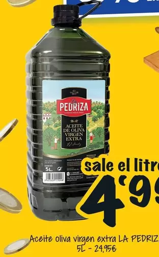 Oferta de Aceite Oliva Virgen Extra por 4,99€ en Cash Fresh