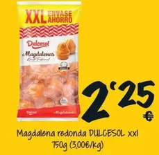 Oferta de Dulcesol - Magdalena Redonda Xxi por 2,25€ en Cash Fresh