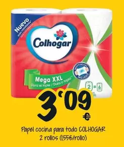 Oferta de Colhogar - Papel Cocina Para Todo 2 Rollos por 3,09€ en Cash Fresh