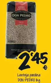 Oferta de Pedro - Lenteja Pardina por 2,45€ en Cash Fresh