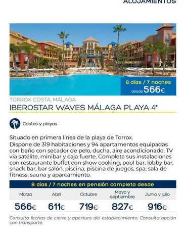 Oferta de Costa - viajes a Málaga en Viajes El Corte Inglés