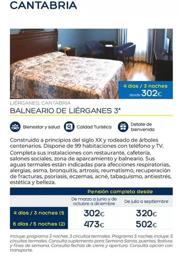 Oferta de Siglo - Cantabria por 302€ en Viajes El Corte Inglés