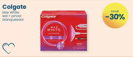 Oferta de Colgate - Max White Led + Dincel Blanqueador en Clarel