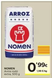 Oferta de Nomen - Arros Rodo Extra por 0,99€ en Caprabo