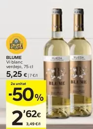 Oferta de Blume - Vi Blanc Verdejo por 5,25€ en Caprabo