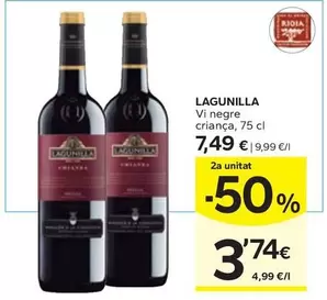 Oferta de Lagunilla - Vi Negre Criança por 7,49€ en Caprabo