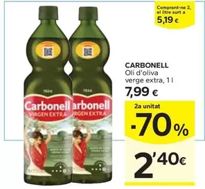 Oferta de Carbonell - Oli D'oliva Verge Extra por 7,99€ en Caprabo