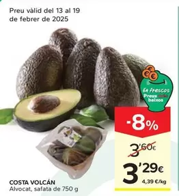 Oferta de Costa Volcán - Alvocat por 3,29€ en Caprabo