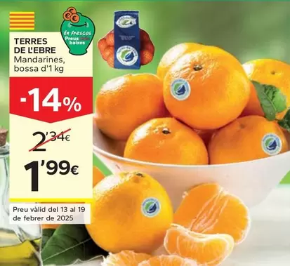 Oferta de Terres De L'ebre/ Mandarines Bossa por 1,99€ en Caprabo