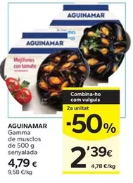 Oferta de Aguinamar - Gamma De Musclos por 4,79€ en Caprabo