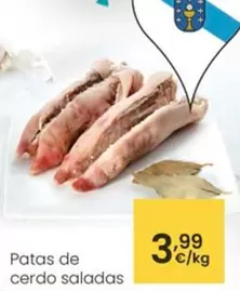 Oferta de Patas De Cerdo Saladas por 3,99€ en Eroski