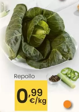 Oferta de Repollo por 0,99€ en Eroski