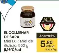 Oferta de El Colmenar De Sara - Miel I.X.P. Miel De Galicia por 5,8€ en Eroski