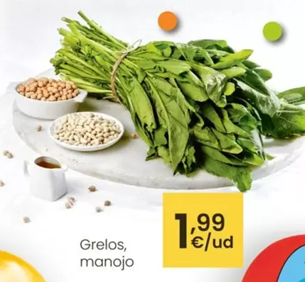 Oferta de Grelos Manojo por 1,99€ en Eroski