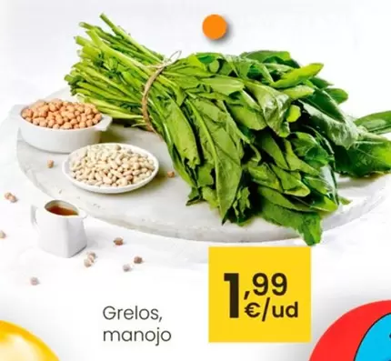 Oferta de Grelos Manojo por 1,99€ en Eroski