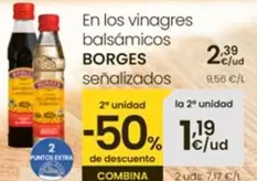 Oferta de Borges - Vinagres Balsámicos por 2,39€ en Eroski