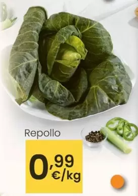 Oferta de Repollo por 0,99€ en Eroski