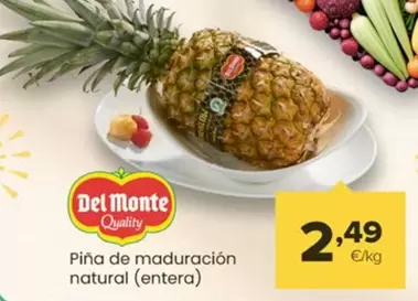 Oferta de Del Monte - Pina De Maduración Natural por 2,49€ en Autoservicios Familia