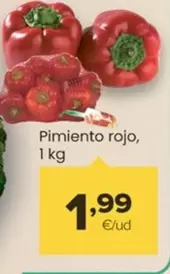 Oferta de Pimiento Rojo por 1,99€ en Autoservicios Familia