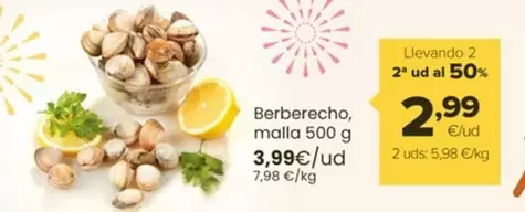 Oferta de Berberecho por 3,99€ en Autoservicios Familia