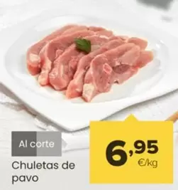 Oferta de Chuletas De Pavo por 6,95€ en Autoservicios Familia