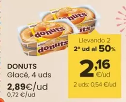 Oferta de Donuts - Glacé por 2,89€ en Autoservicios Familia