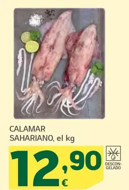 Oferta de Calamar Sahariano por 12,9€ en HiperDino