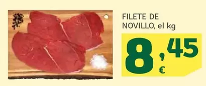 Oferta de Filete De Novillo por 8,45€ en HiperDino