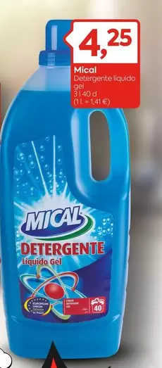 Oferta de Mical - Detergente Liquido por 4,25€ en Suma Supermercados