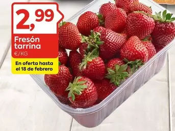 Oferta de Fresón Tarrina por 2,99€ en Suma Supermercados