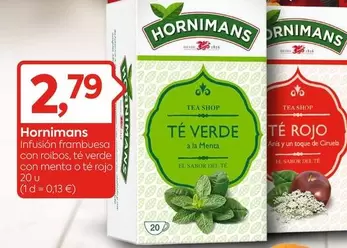 Oferta de Hornimans - Infusion Frambuesa Con Rolos por 2,79€ en Suma Supermercados