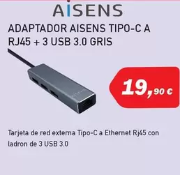 Oferta de Aisens - Adaptador Tipo C por 19,9€ en Microsshop