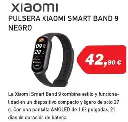 Oferta de Xiaomi - Pulsera Smart Band 9 Negro por 42,9€ en Microsshop